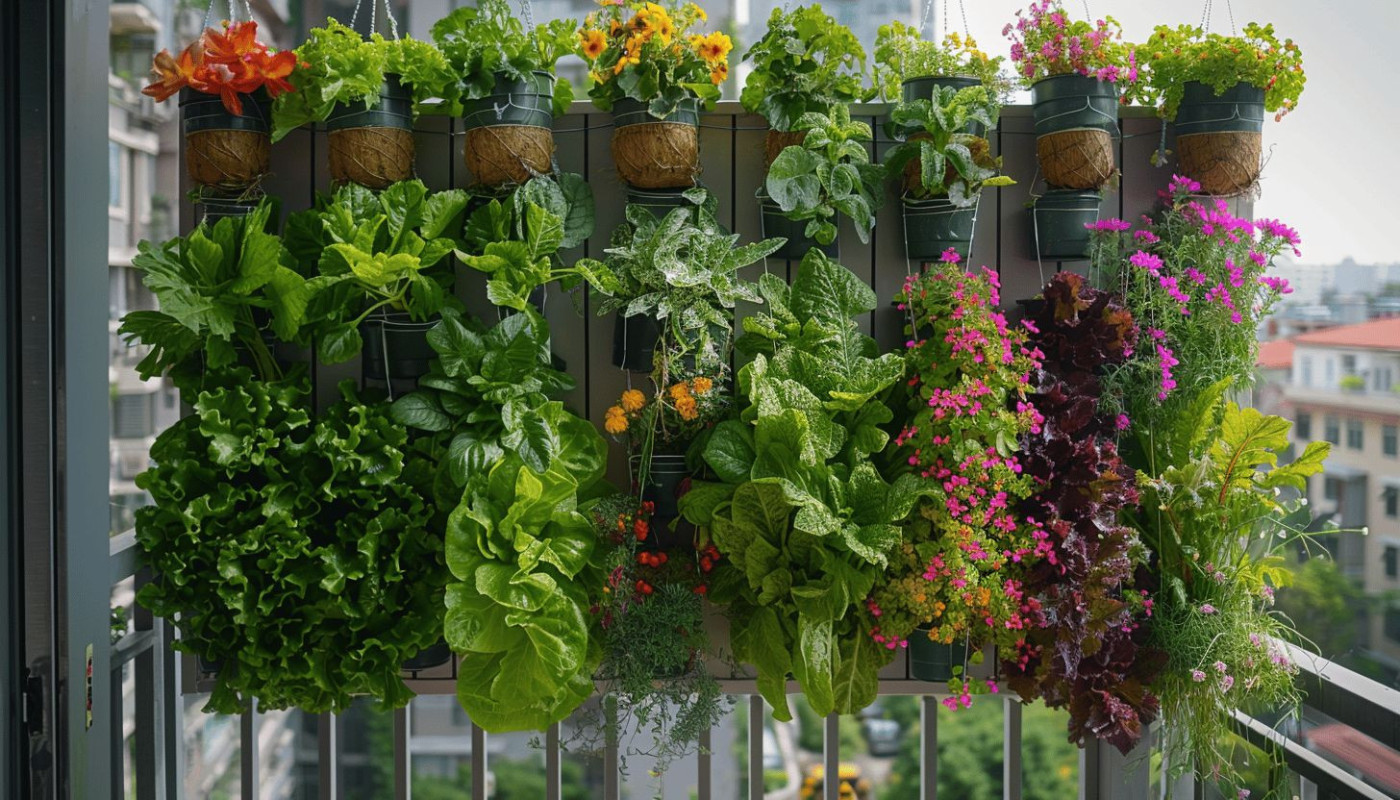 Cultiver un potager vertical sur un balcon espace urbain et rendement optimisé