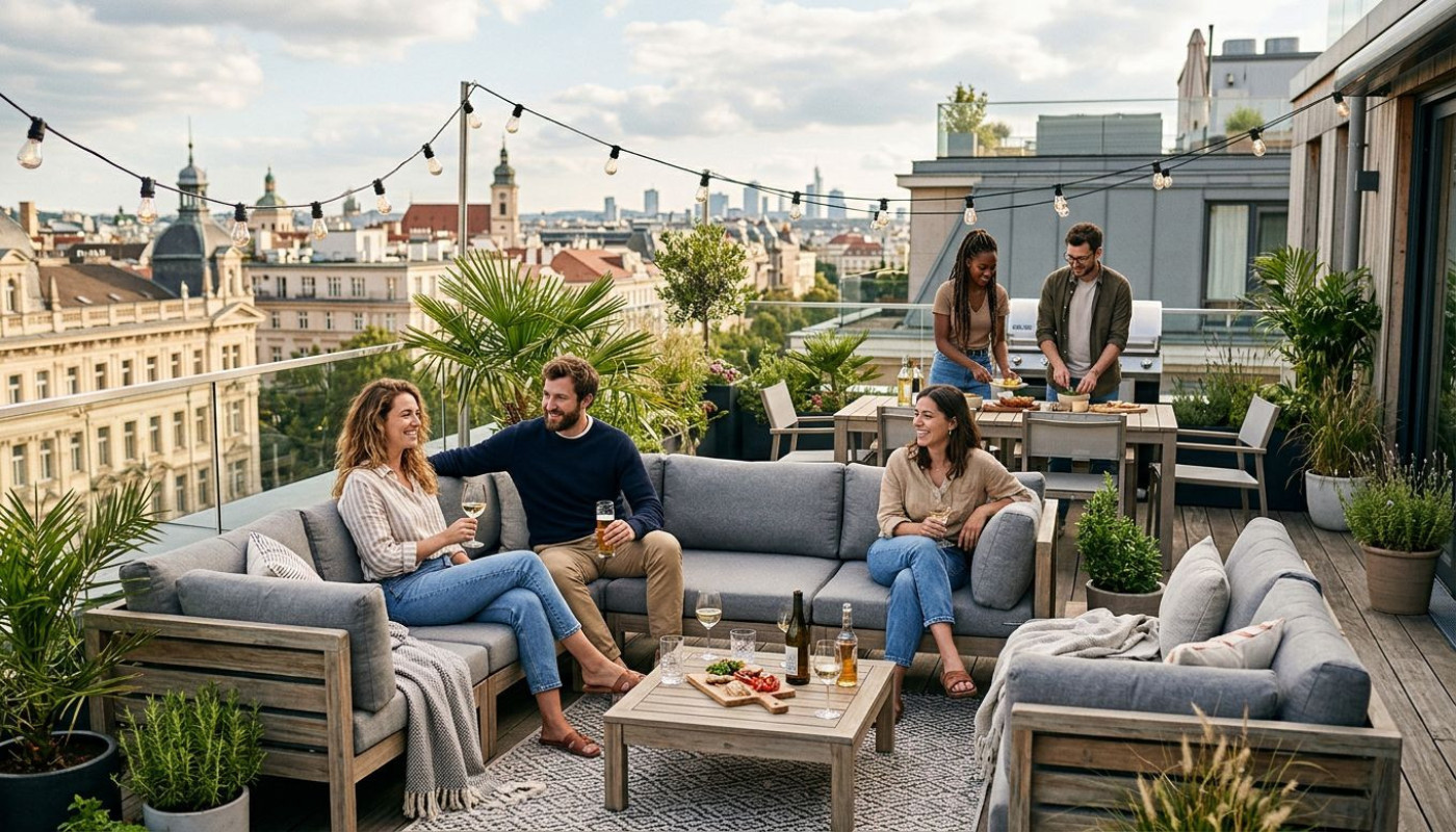 Terrasses urbaines : réinventer l’extérieur grâce au mobilier modulable